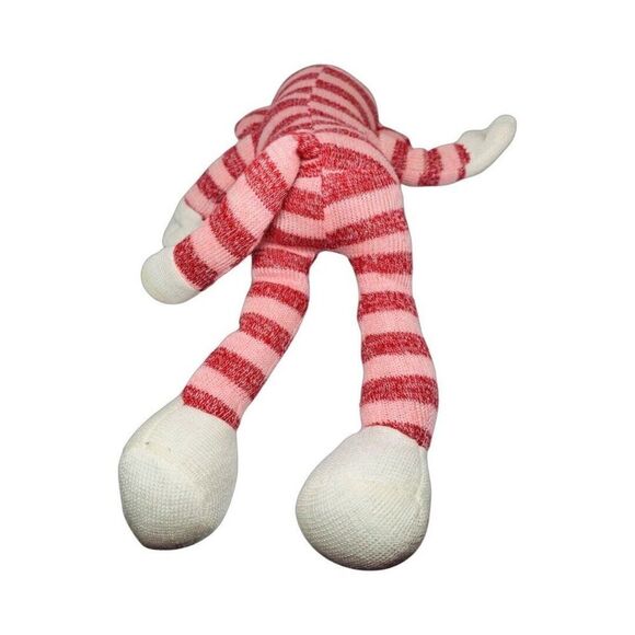 Pink Stripe MAXX THE SOCK MONKEY Bendable Plush Stuffed Animal 14" Street Player - Picture 5 of 6